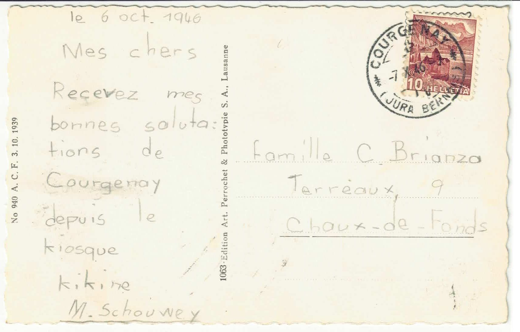 Cartoline postali: La Sentinelle - Les Rangiers – Usato da Ettingen venduto da Kartenplanet 1