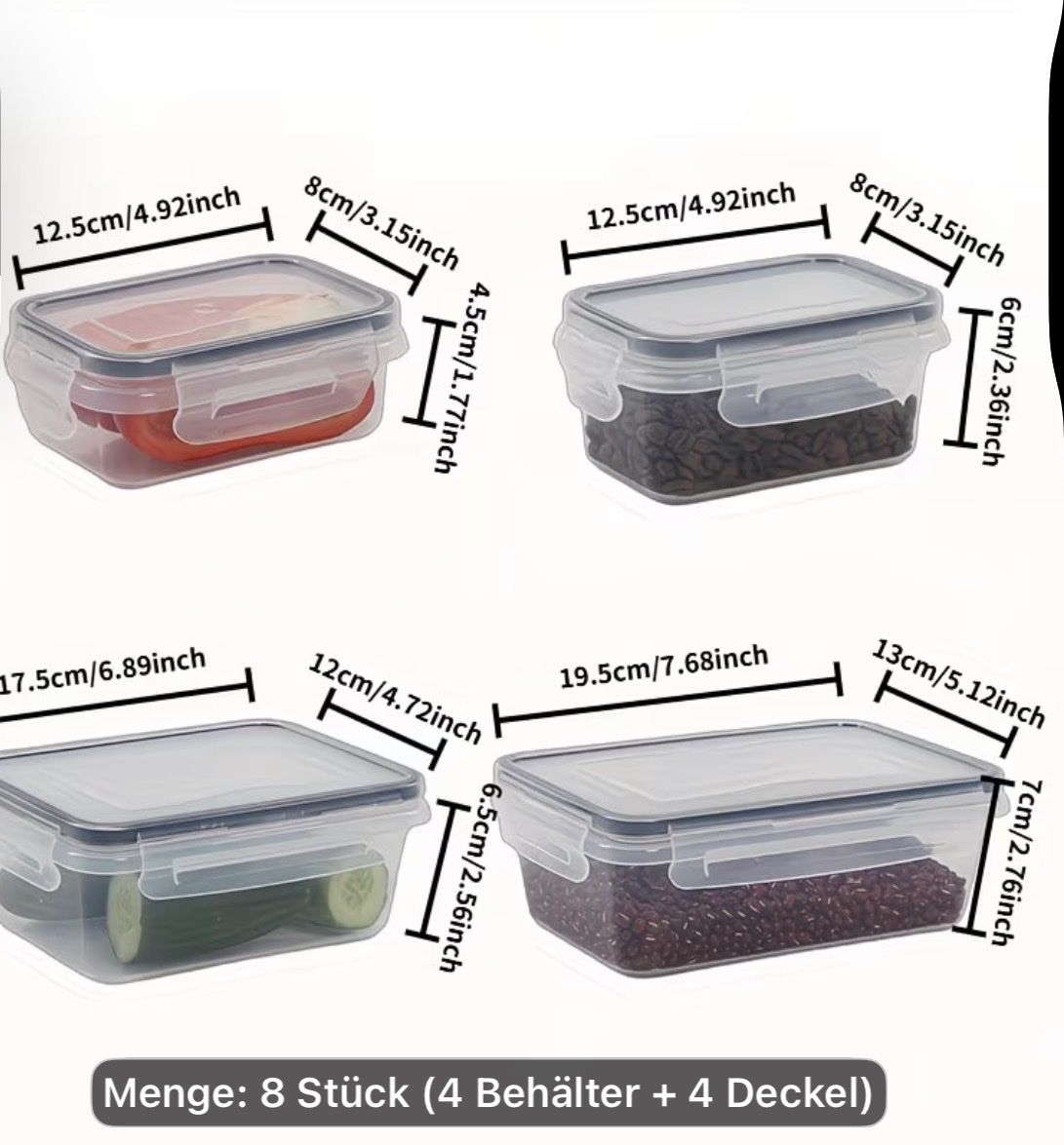 Contenitori & Simili: Aufbewahrungs Box 4 St. – Nuovo e nell'imballaggio originale da Bargen BE venduto da Thi_hp9t
