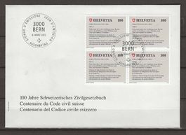 F1422 - FDC Code civil suisse B4