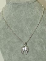 Kette mit Flügelanhänger Silber 925