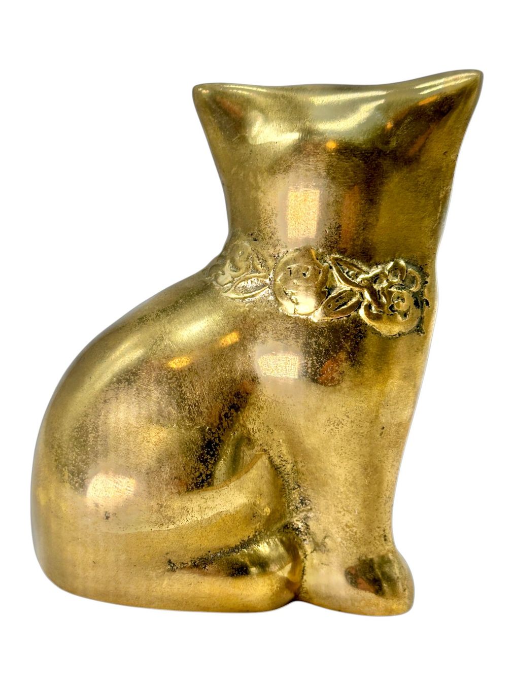 Sculture & Statue: Sculpture de chat en laiton doré – Usato da Morges venduto da MeeBee 4