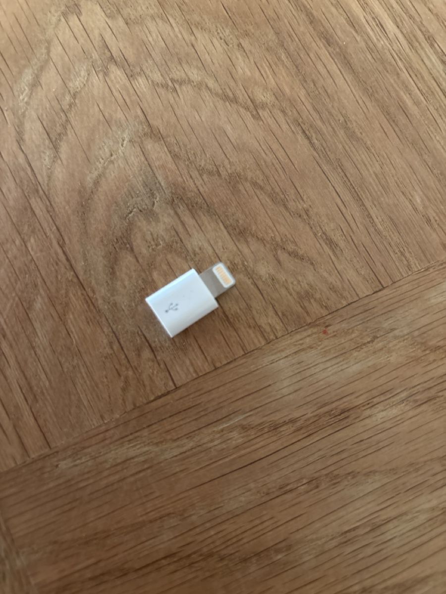 Apple Laufwerke & Adapter: Adaptateur Apple Lightning vers micro USB blanc – Neu (gemäss Beschreibung) aus GENÈVE von Gaasss 1