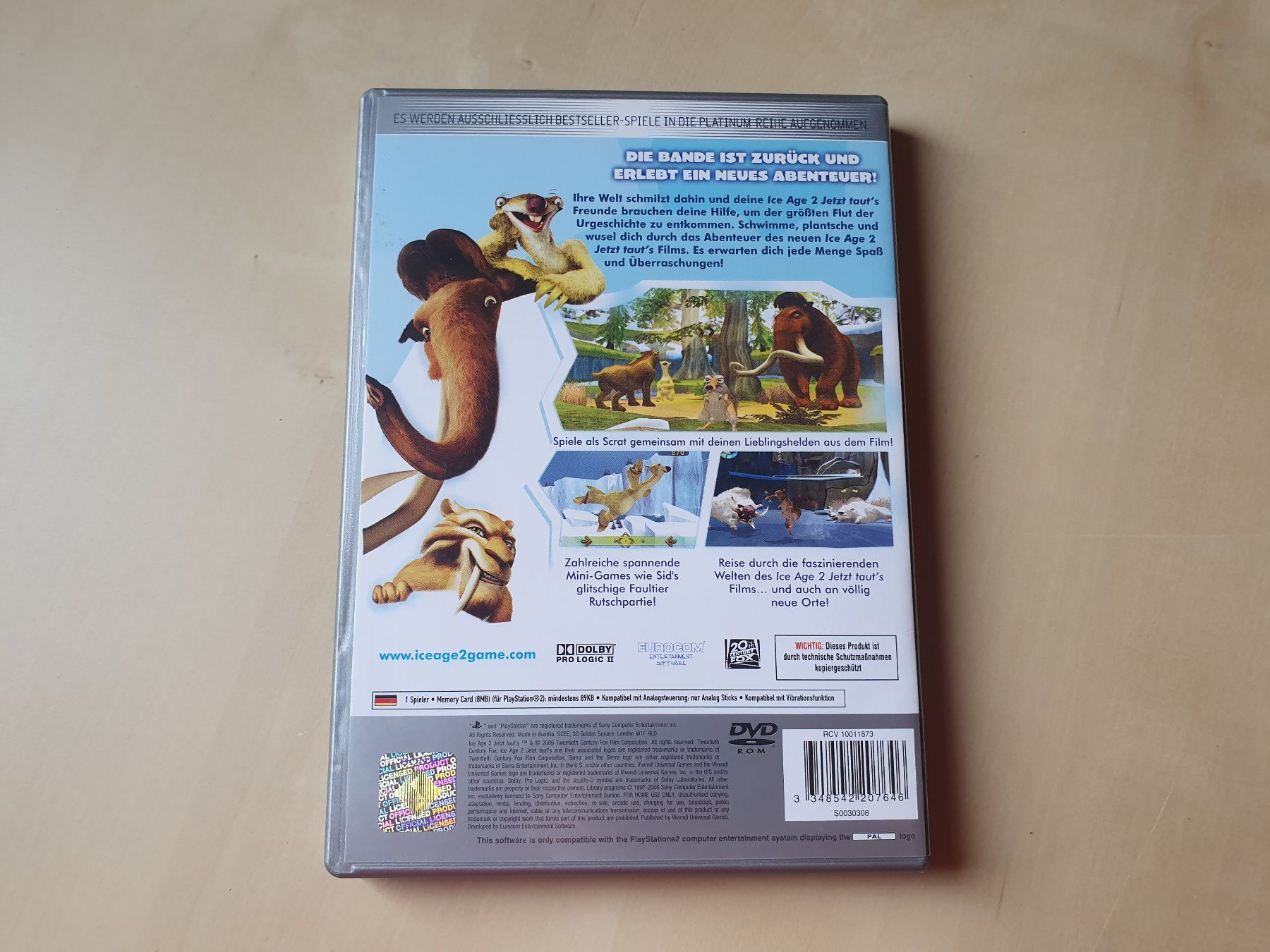 Sony Giochi: Ice Age 2 Jezt tauts – Usato da Stansstad venduto da collectorsshop 1