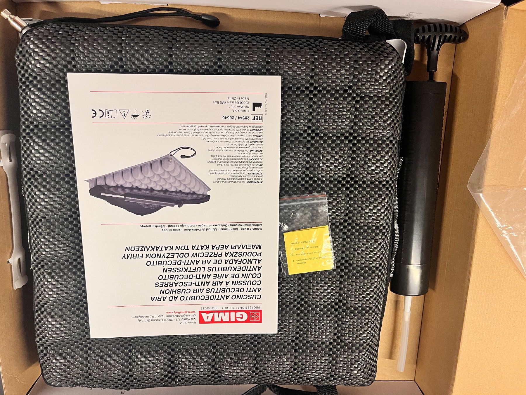 Kissen: GIMA Cuscino antidecubito aria con gonfiatore – Gebraucht aus Arbedo von tyr_5lgf