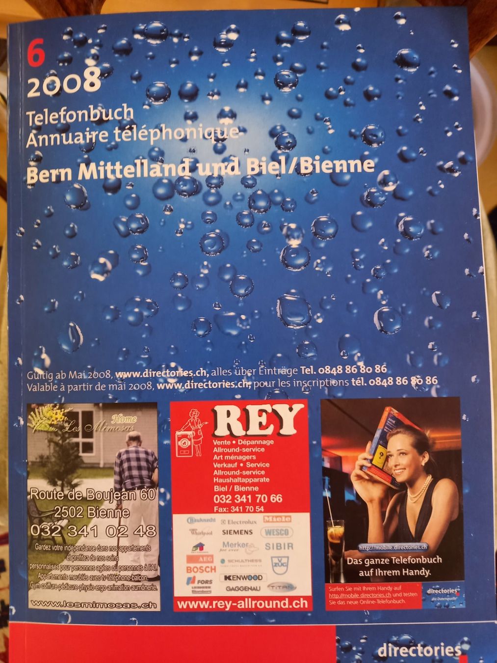 Libri: Telefonbuch Bern Mitteland und Biel/Bienne – Nuovo (secondo la descrizione) da Biglen venduto da BrockenhausGruenspan