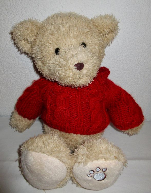Ours Artiste Gelibären "Hansi" – 20 Cm, Pull En Laine, édition Limitée Signée, Allemagne