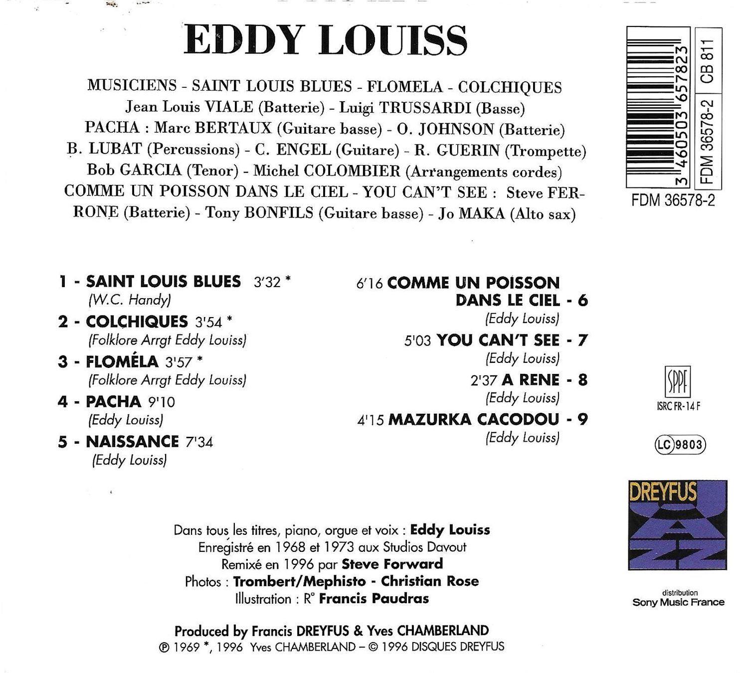 CD: Eddy Louiss CD Digipack - Flomela – Usato da Savagnier venduto da Ne2065 1