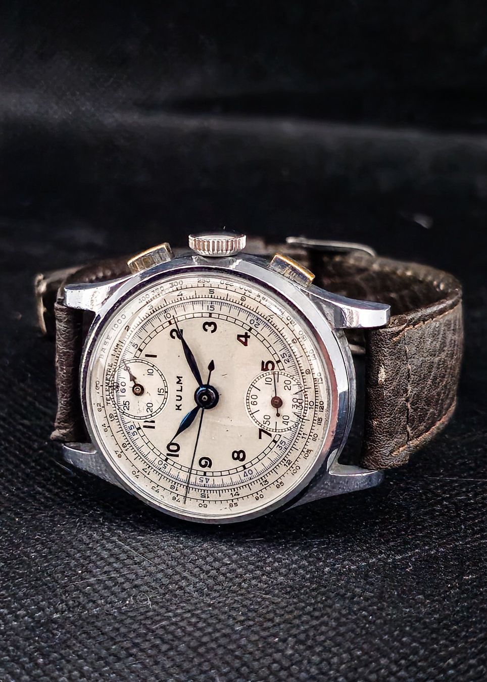 Venus Orologi: Vintage Kulm Venus 170 Chronograph  1950er – Usato da Lugano venduto da R.Riccardo 1