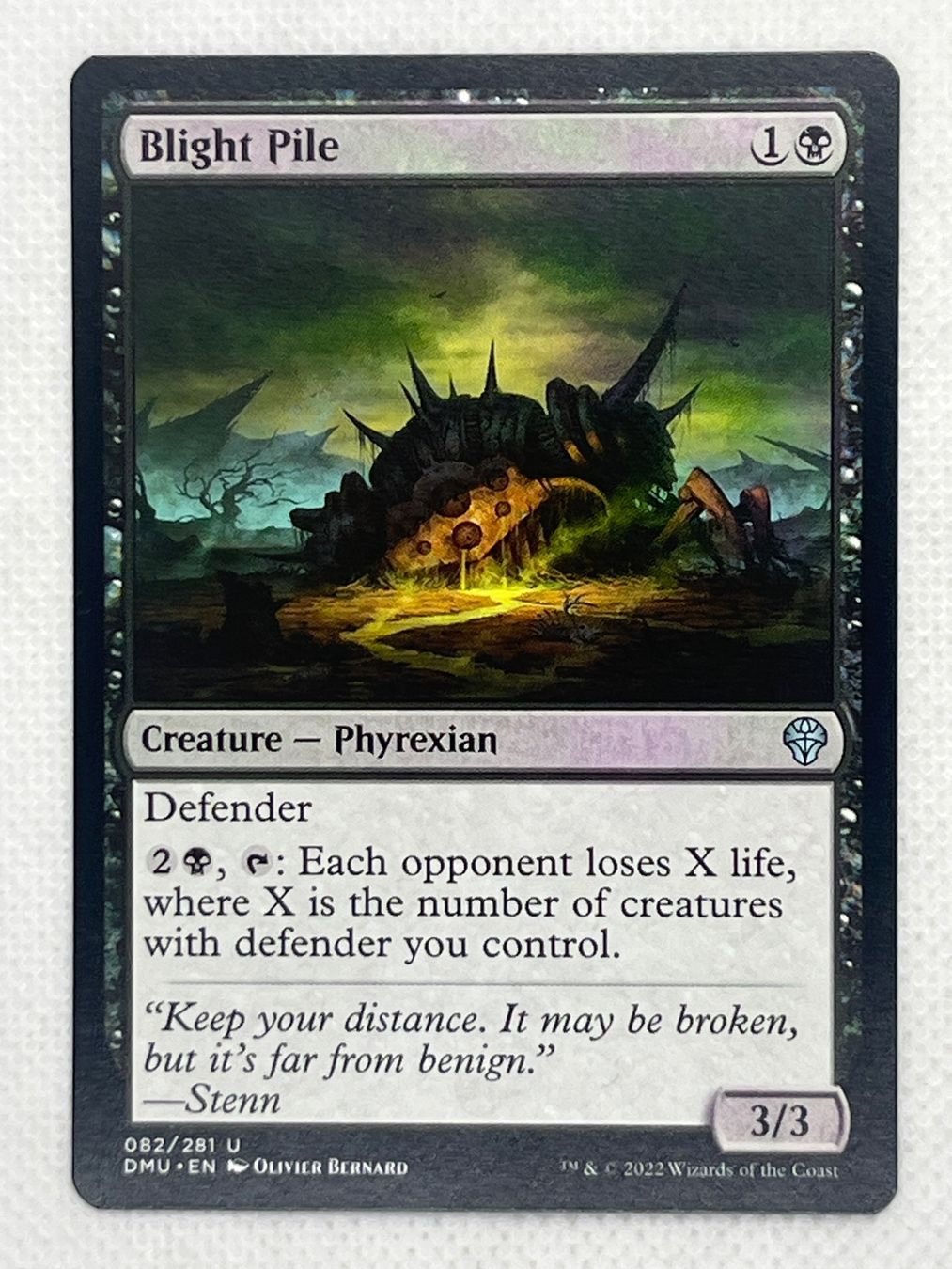 Magic The Gathering Carte collezionabili: Magic: The Gathering - Blight Pile - DMU – Usato da Hinterkappelen venduto da Kim1992