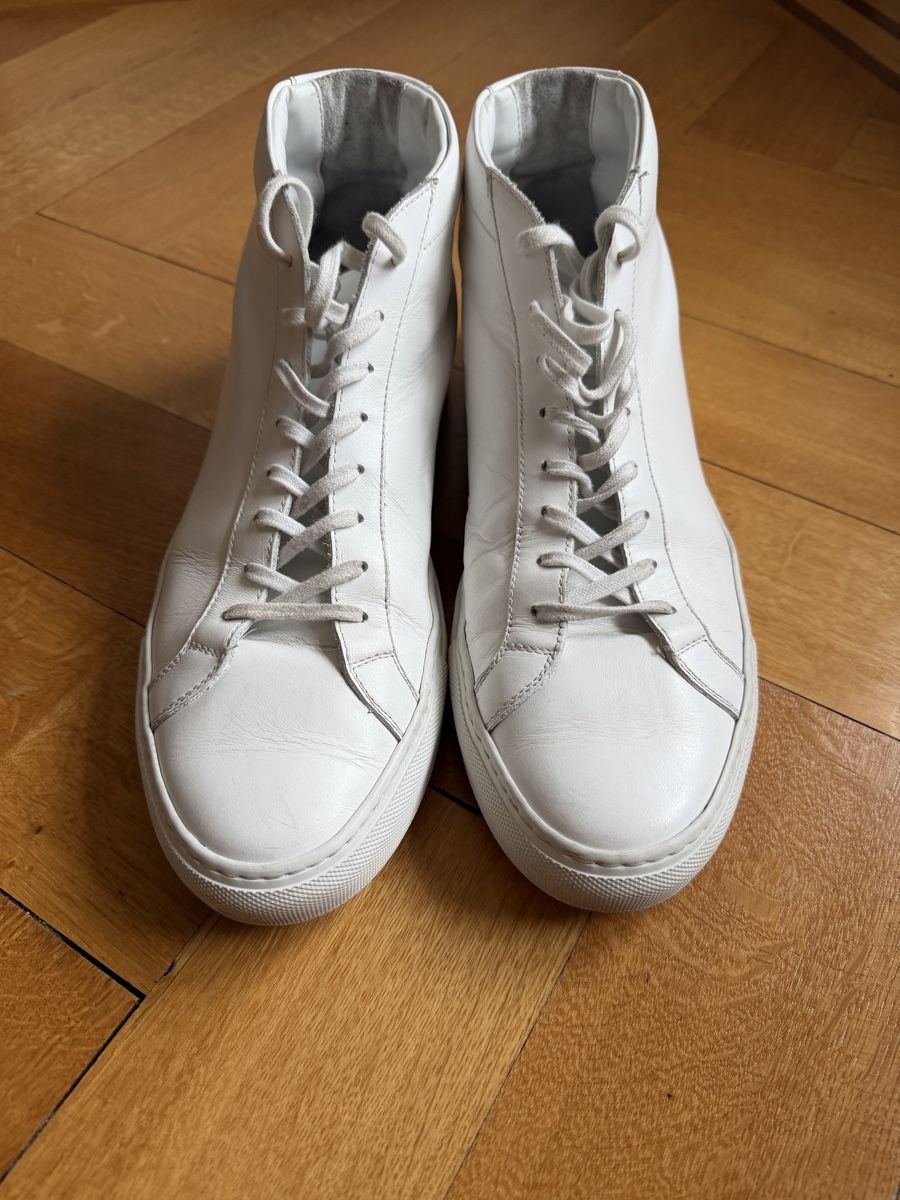 Scarpe da uomo: Common projects Achilles mid white eu46 – Usato da Lausanne venduto da steveoare 6