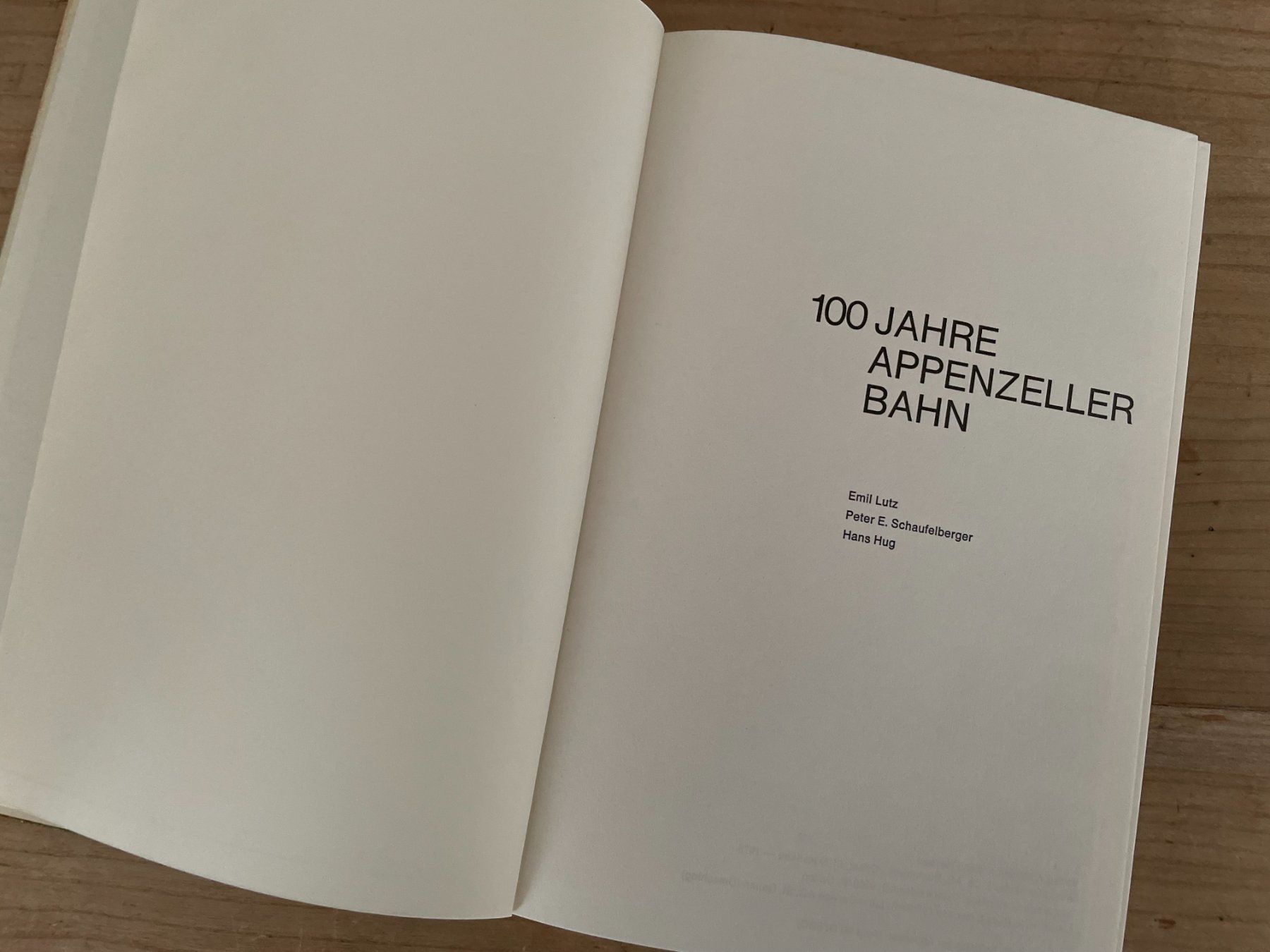 Bücher: Buch 100 Jahre Appenzeller Bahn – Gebraucht aus Thal von Danny82 1