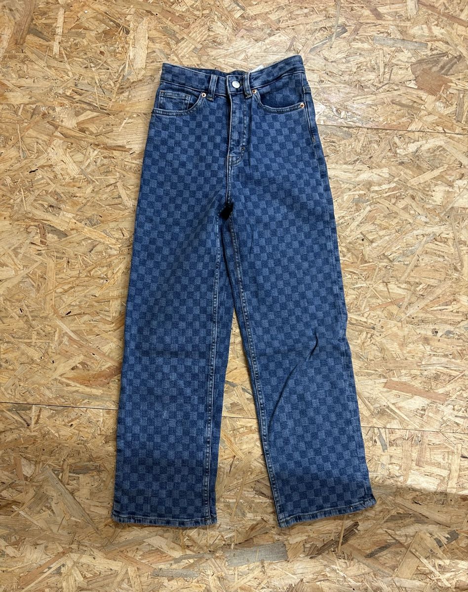 Monki Jeans: Monki blue checkered jeans Size 24"  – D'occasion à Zürich par ori_9dcy