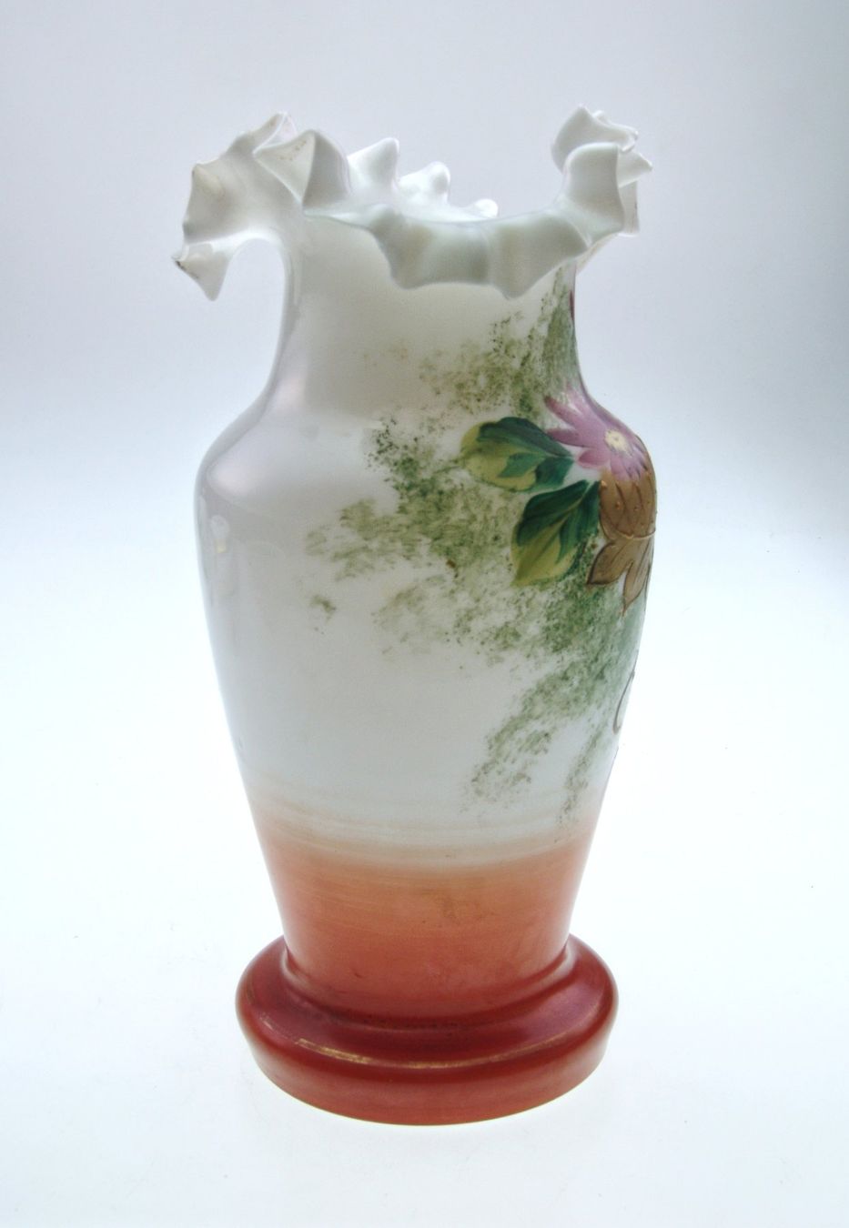 Vasi & Recipienti: Milch- Opalglas Vase mit Wellenrand Jugendstil – Usato da Langenthal venduto da TolleGeschenke2026 1