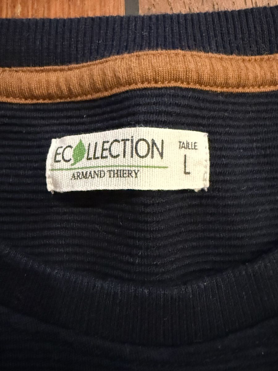 Pullover & Sweatshirts: Pull-over Armand Thiery bleu marine rayé taille L – Neu (gemäss Beschreibung) aus Yverdon-les-Bains von Le_Joss 2