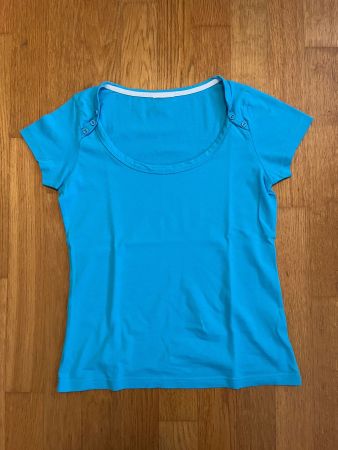 T-Shirt türkis mit Knöpfen / von Street One / Grösse S