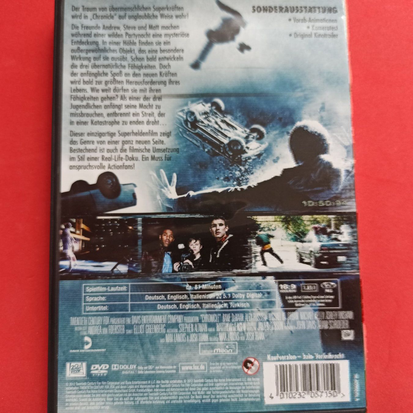 Alle DVDs: Chronicle - Wozu bist du fähig? – Gebraucht aus Dübendorf von kb86_MOVIE 1
