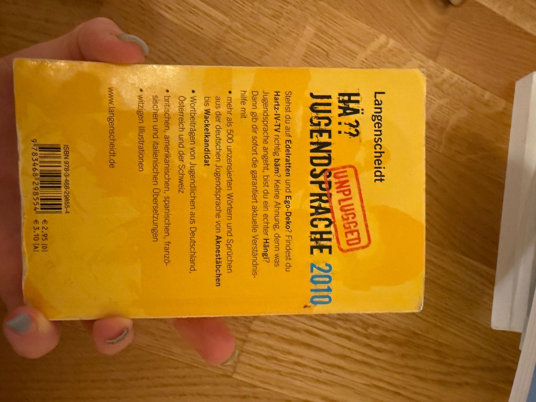 Livres: Jugendsprache Wörterbuch 2010, Langenscheidt – D'occasion à Riehen par edu_92w7 3