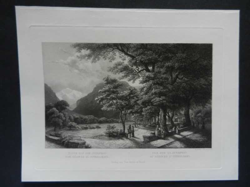 Gravures: Interlaken Höhenweg – D'occasion à Risch par Rischli15