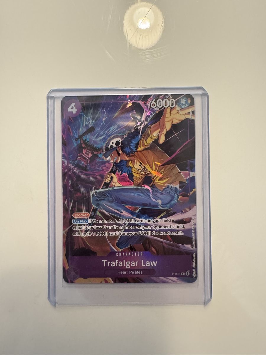 Bandai Carte collezionabili: Trafalgar Law - P-093 – Nuovo (secondo la descrizione) da Seon venduto da baeruu