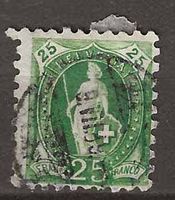 CH067b - Helvetia debout 67b vollstempel Genève