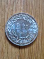 2 Franken 1944 unz. Stempelriss