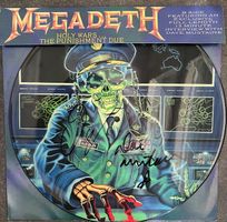 MEGADETH Vinyl original in person Autogramm / signiert