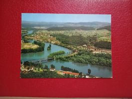 Koblenz Aargau Flugaufnahme datiert 1989