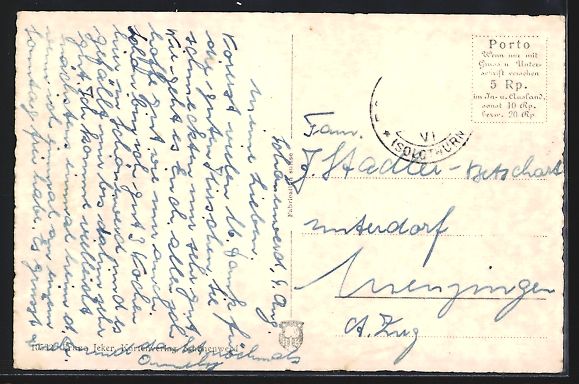 Cartoline postali: Schönenwerd, Gemeindehaus, Hotel Storch – Usato da Berlin venduto da bartko-reher 1