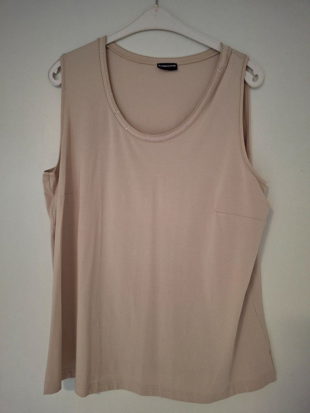 Top: SAMOON Top Beige Grösse 52 – Nuovo (secondo la descrizione) da WALTERSWIL SO venduto da thb_ybm8
