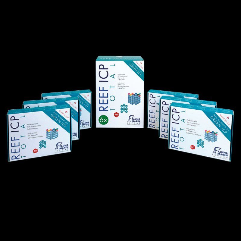 Aquarium: Fauna Marin Reef ICP Test Total 6er Set inkl. RO – Neu und originalverpackt aus Halten von Aquariumsalze