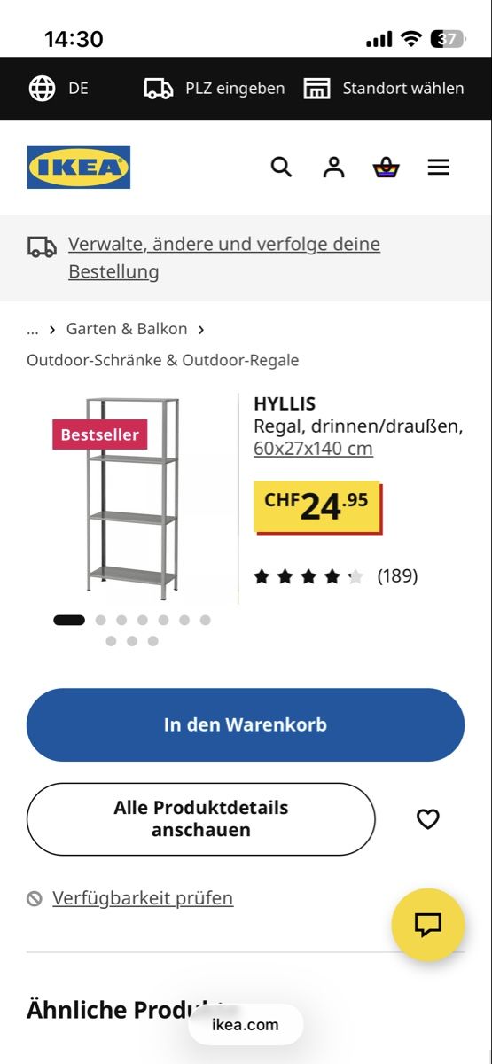 Regale: IKEA HYLLIS REGAL – Gebraucht aus Bern von Herbshtmeitschi 1