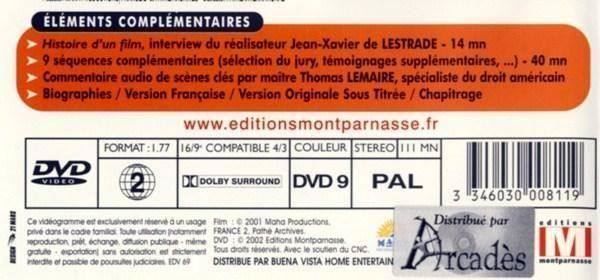 Alle DVDs: Un Coupable Idéal Documentaire Culte Jean-Xavier de LESTRAD – Gebraucht aus Genève von Cockattoo 2