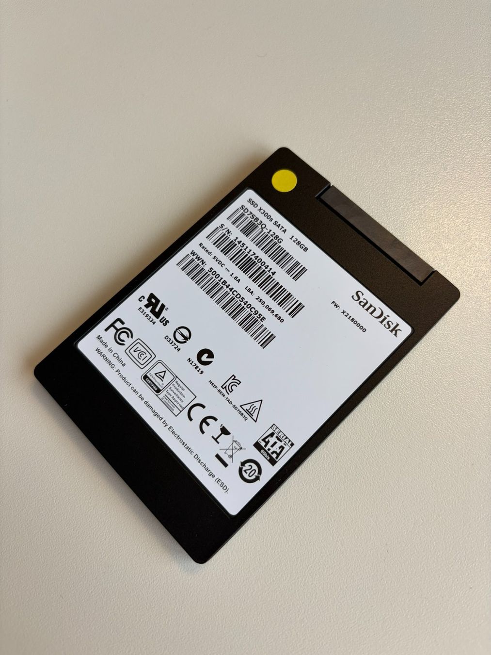 Sandisk Dischi rigidi: SanDisk SSD X300s SATA 128GB – Usato da St-Blaise venduto da PaniproSA