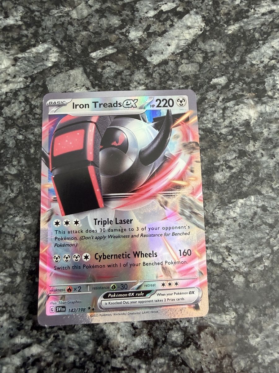 Pokémon Carte collezionabili: Pokémon Iron Treads ex 143/198 – Usato da Liestal venduto da arl_6tv7