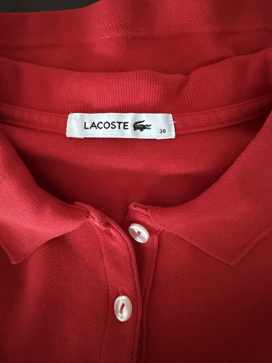 Lacoste Magliette Polo: Lacoste Polo Shirt Rot Gr38  – Difettoso da Basel venduto da Ksjusha 4
