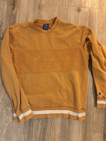 Champion Sweatshirt Orange/Gelb – Retro Style