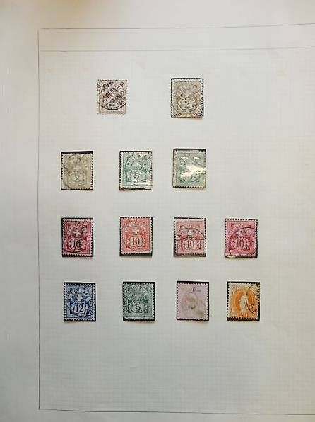Alle Briefmarken: Lot 211 uralt Schweiz – Gebraucht aus Bleienbach von Mineral_Antik57 1