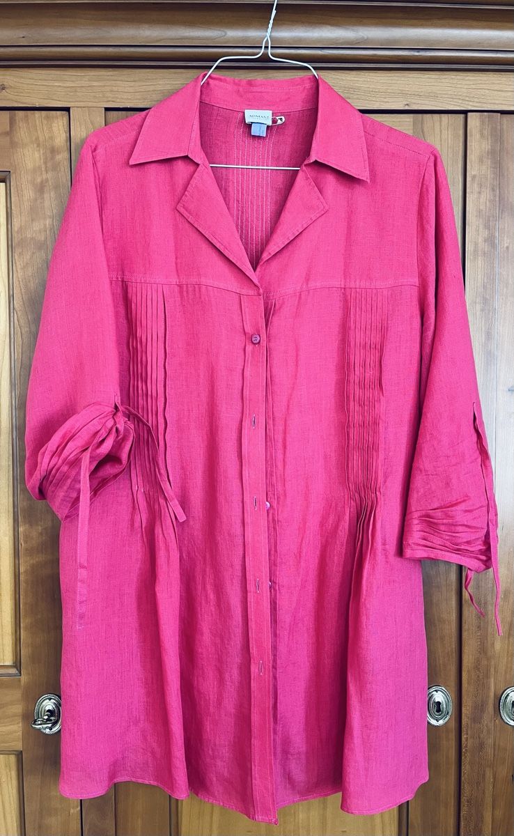 Armani Camicette: Longbluse Armani Collezioni Leinen – Usato da Bözberg venduto da JRose19