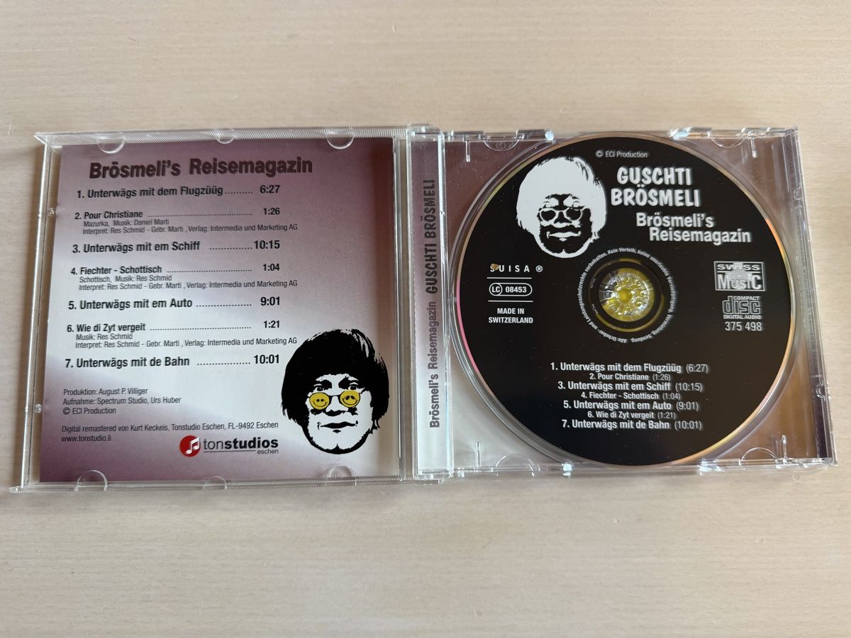 CDs: Guscht Brösmeli Reisemagazin CD – Gebraucht aus Oberried Brienz von Chyara 2