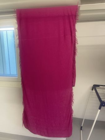 Kaschmir Schal pink gross