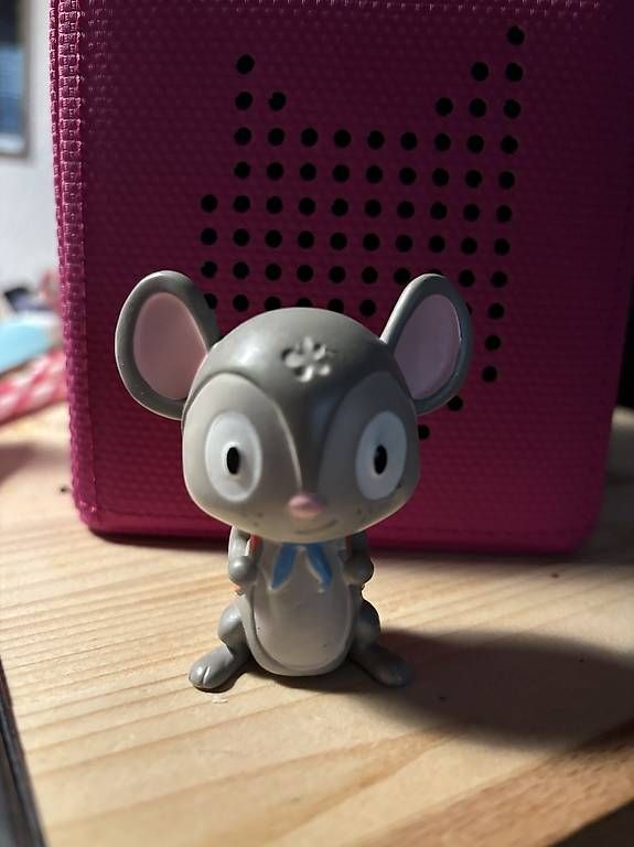 Statuette: Tonie Maus mit Rucksack, Kinderlieder – Usato da Basel venduto da CM.