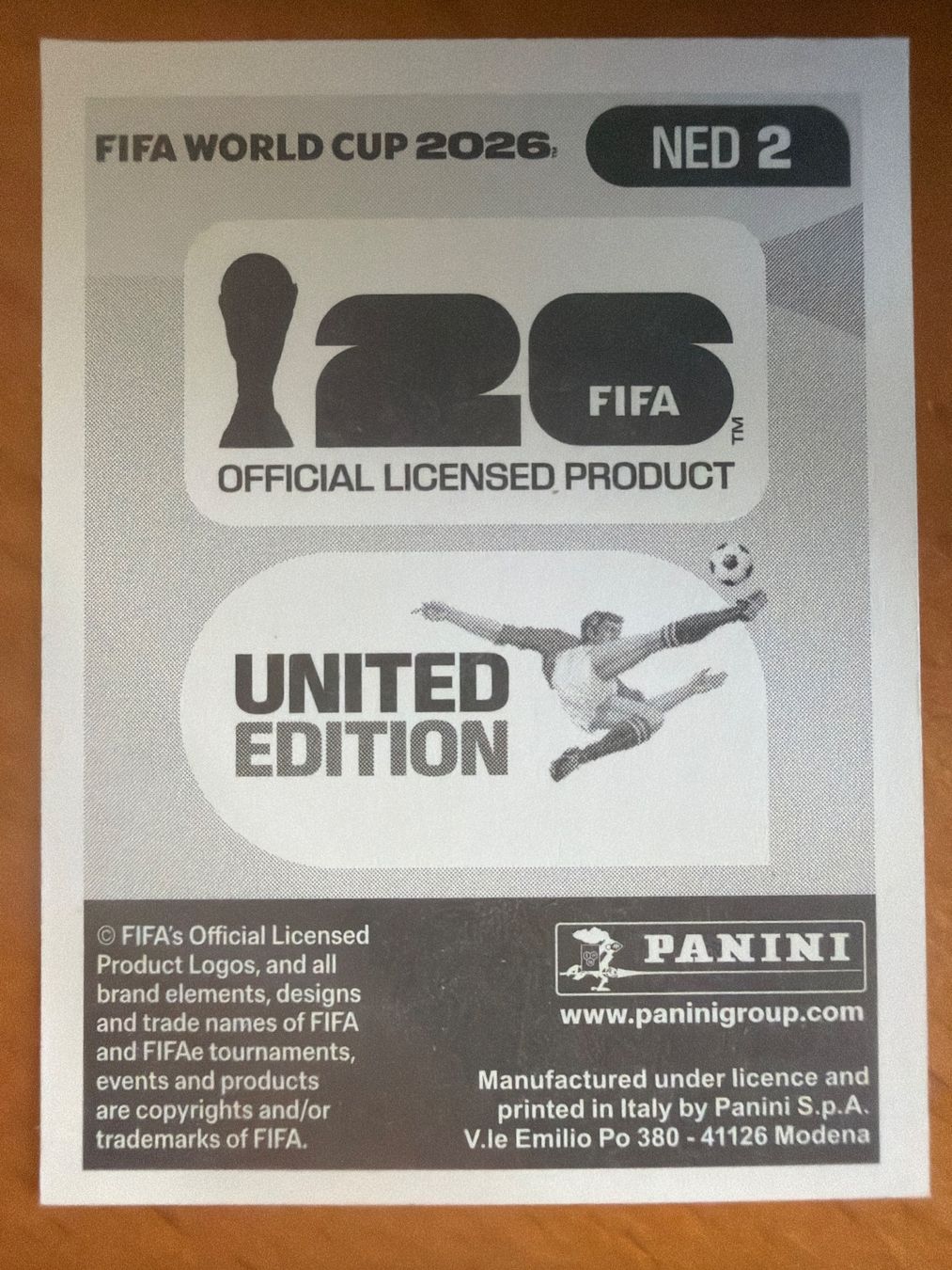 Panini Cartes à collectionner: Panini NED2 – Neuf (Voir description) à Susten par Rechnun 1