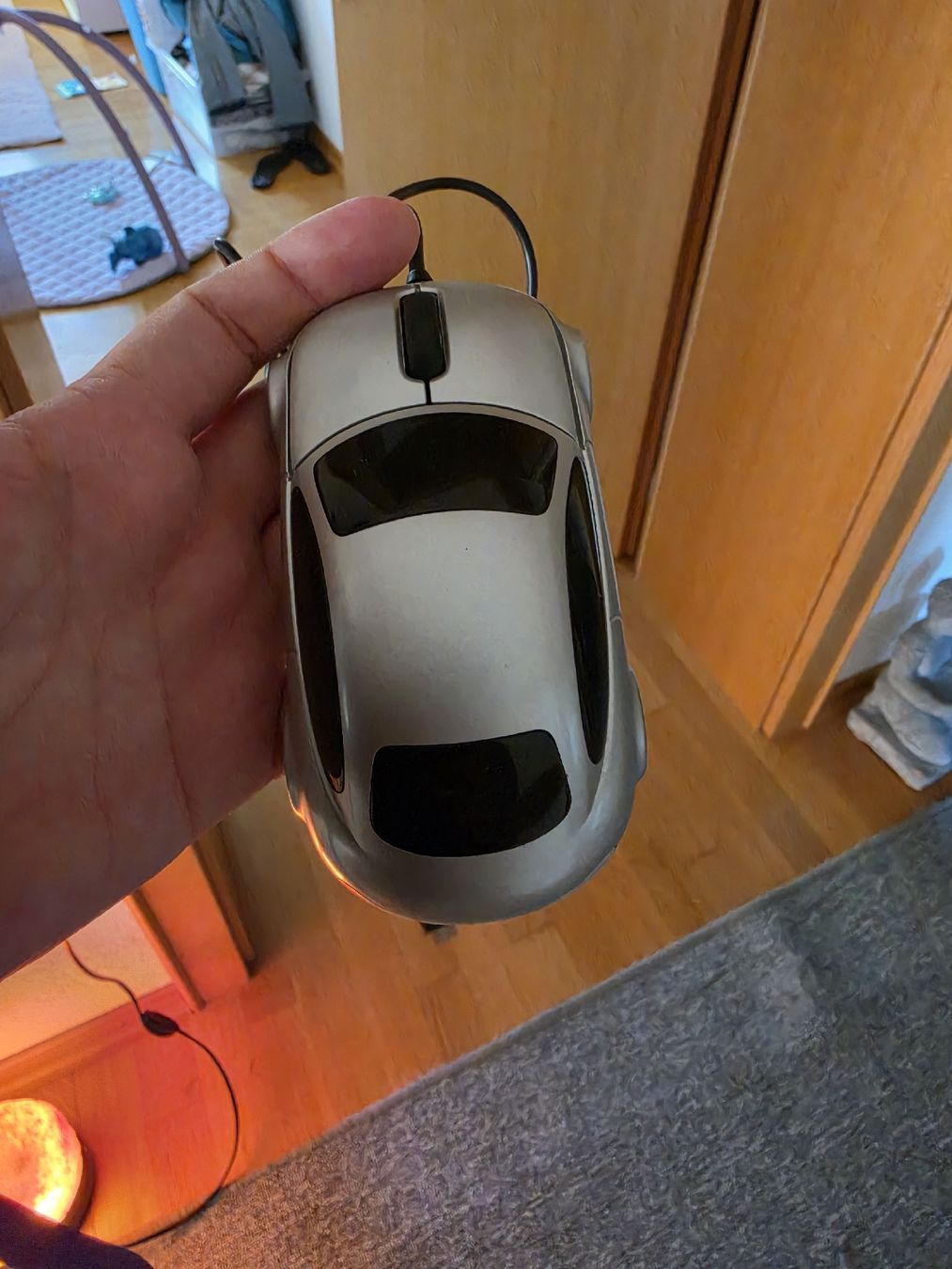 Maus: Computer Maus Auto Form Silber USB Kabel – Gebraucht aus Niederrohrdorf von Sabrina1041 4