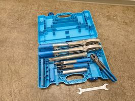 Sanitär Presszange Set mit Einsätzen und Zange JRG Sanipex