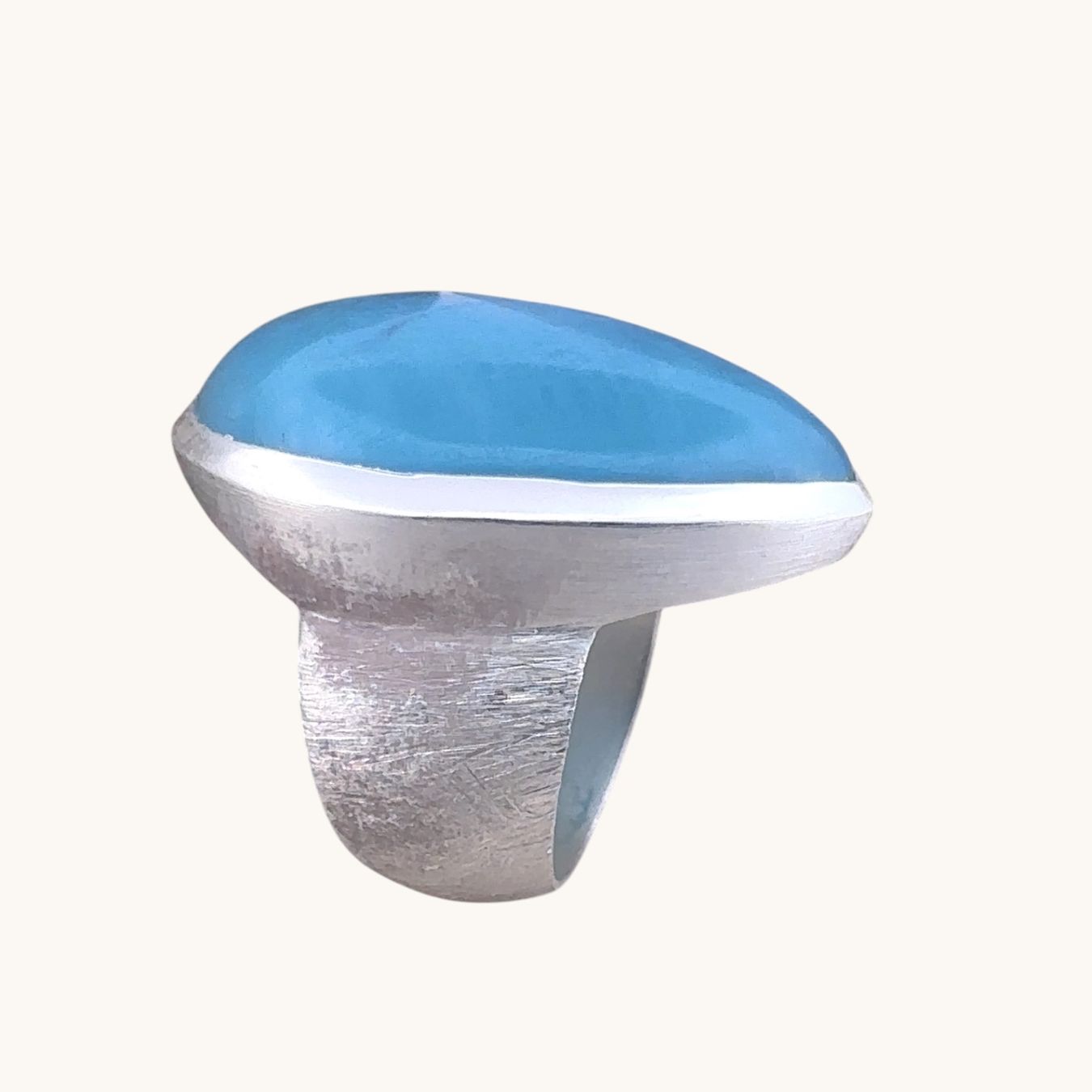 Olga Ribler Ringe: Silberring mit Aquamarin, Gr. 56 – Neu (gemäss Beschreibung) aus Luzern von MonikaS03 3