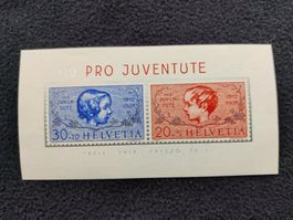 1937 - Pro Juventute Block - postfrisch