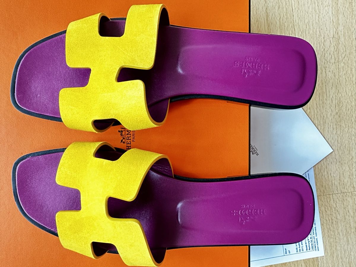 Hermès Damenschuhe: Original Hermes Oran Sandale Grösse 40 – Neu und originalverpackt aus Oberwil BL von Gutundsuperklein16