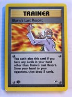Blaine's Last Resort 1st (unc.) Gym Heroes - NM - ab 1.-