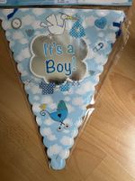 👶 Babygirlande Boy/6 Meter mit 8 Wimpel👶