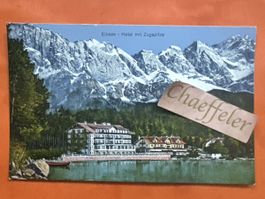 Ansichtskarte Eibsee Hotel mit ZugspitzeVerlag Franz Hayer M